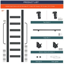Hook On Rolling Library Ladder