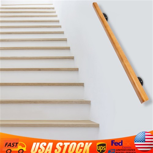 Wood handrails indoor stairs - wood,