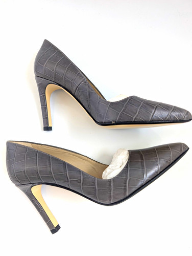 New hobbs grey croc leather - grey,