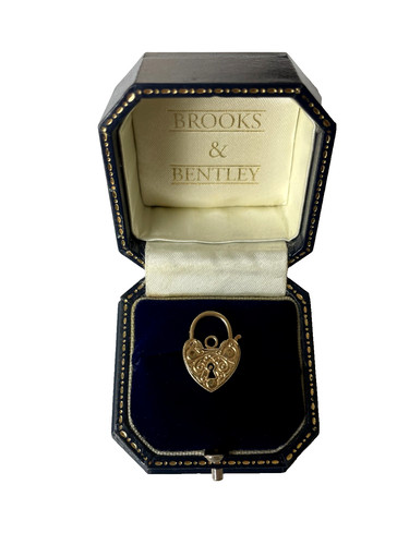 1989 vintage heart padlock - vintage,
