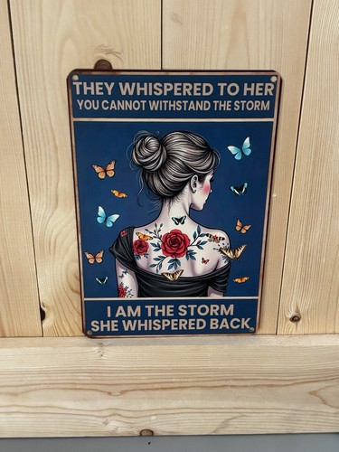 The storm metal sign - storm,