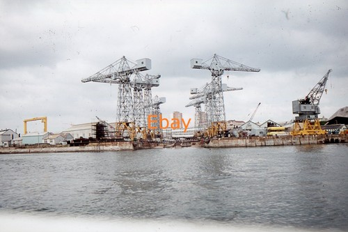 35mm slide plymouth docks - slide,