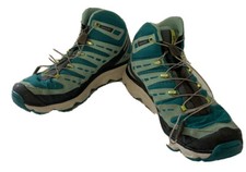 Salomon Synapse Womens Mid Hiking Trail Shoe Size US 6 Teal Black Green Blue