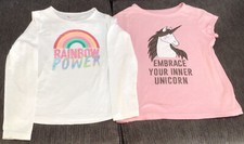 Young Girls - Pink Unicorn T
