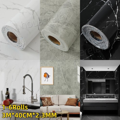 Thick marble wallpaper - 3m,
