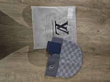 Luxury Designer Black & Grey Beanie – One Size, Premium Knit Winter Hat