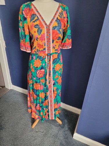 Monsoon dress floral bright - monsoon, l