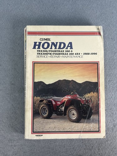 Honda trx300 fourtrax service - honda,