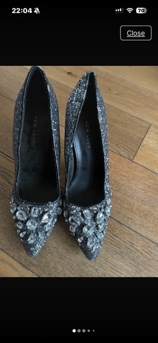 New look black silver - black,