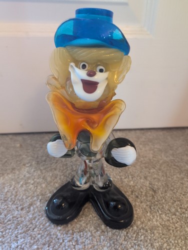 Murano glass clown figurine - glass,