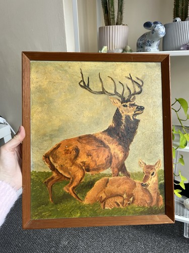 Vintage original oil - vintage, on