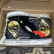 Vans x Metallica Sk8 Hi Shoes SIZE 13 M Sad But True 30th Anniversary Pushead