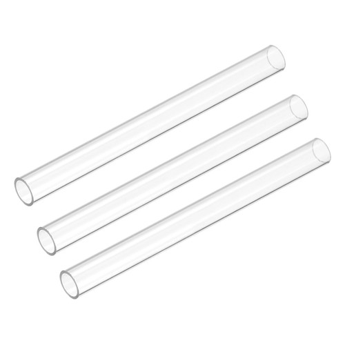 Clear rigid plastic pipe - plastic,