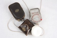 Vintage SANGAMO Weston Master V Light Meter , Original Case & Invercone