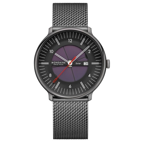 Mondaine mens solar watch with - mondaine,