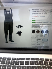 fishing waders size 12