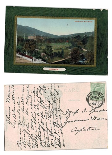 Vintage postcard hotel and - -,