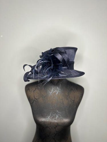 Maddox womens navy hat natural - hat,