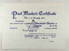 Masonic Past Masters