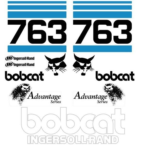Bobcat 763 decals stickers - decals,