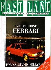 FAST LANE MAGAZINE MAR-1987 - Lancia Thema 8.32, Ford RS200, MG Montego Turbo