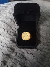 9ct yellow Gold On Real Silver