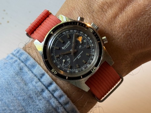 Vintage accurist chronograph - vintage,