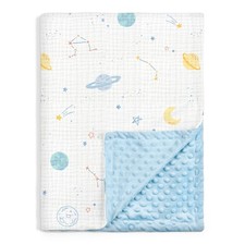 Outer Space Baby Blanket Boys