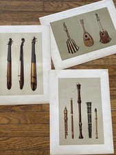 x3 Large 19th Century Musical