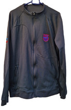 Nike FC Barcelona Black Slim Fit Anthem Jacket Size Medium  Rrp £90 Football