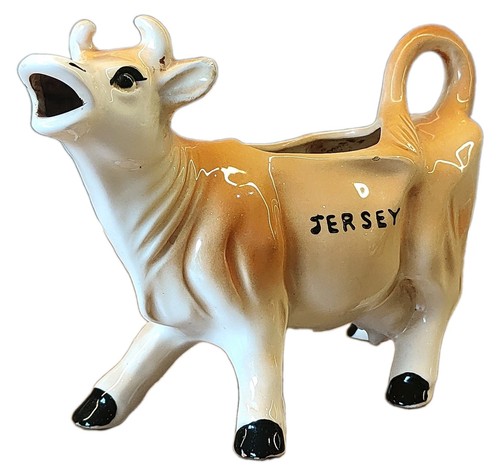 Vintage jersey cow creamer - vintage,