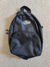 VANS Off The Wall MINI BACKPACK Travel Play BLACK Small Bag WOMEN'S