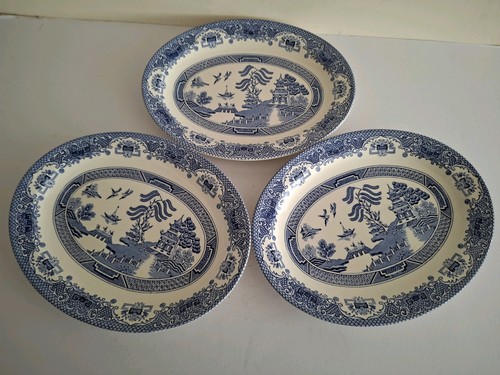 English ironstone blue white - ironstone,