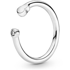 PANDORA Polished Heart Open