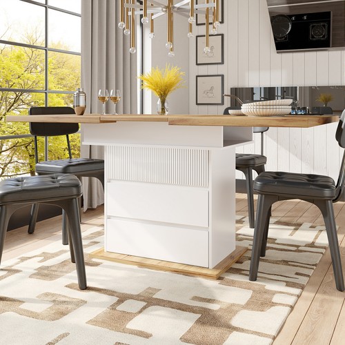 Extendable dining table - extendable,