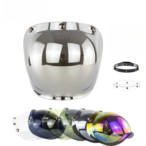 Motorcycle helmet retro - retro, 3-snap