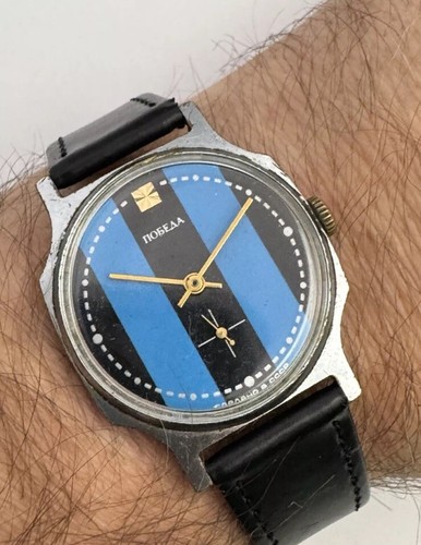 Vintage watch ussr pobeda - vintage, with