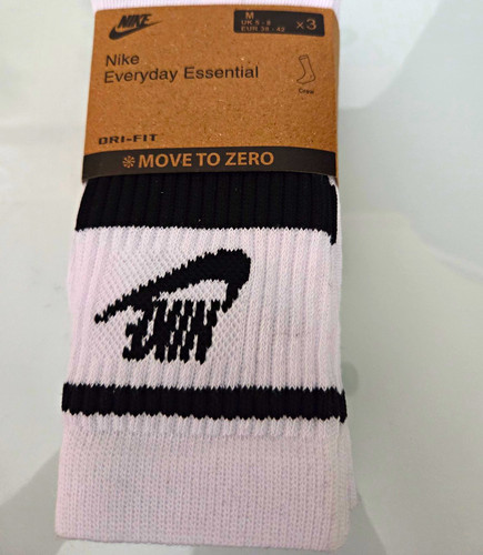 Nike men white black - &, crew