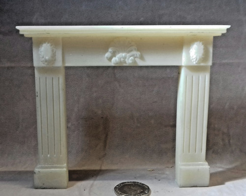 Dolls house fireplace surround - fireplace,