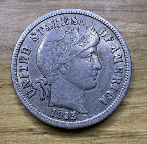 1913 usa barber dime 900 - 1913,