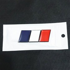 1x Matte Black France Flag