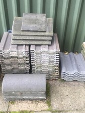 Marley ludlow mendip concrete roof Tiles bundle used joblot