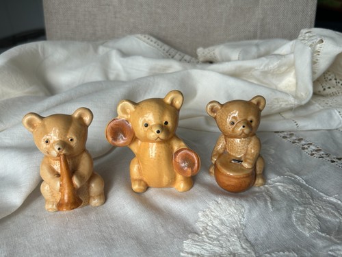 Ceramic bear collectible - bear,
