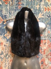 new  design High Quality 100% real  brown black mink fur scarf