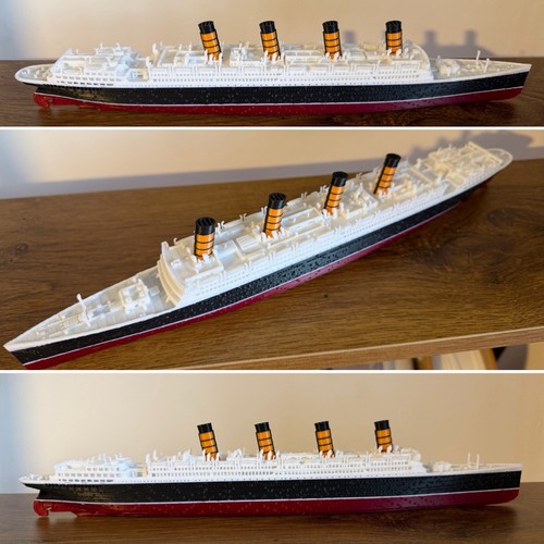 Printed rms aquitania ship - 3d,
