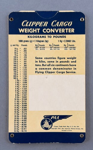 Pan clipper cargo - am, vintage