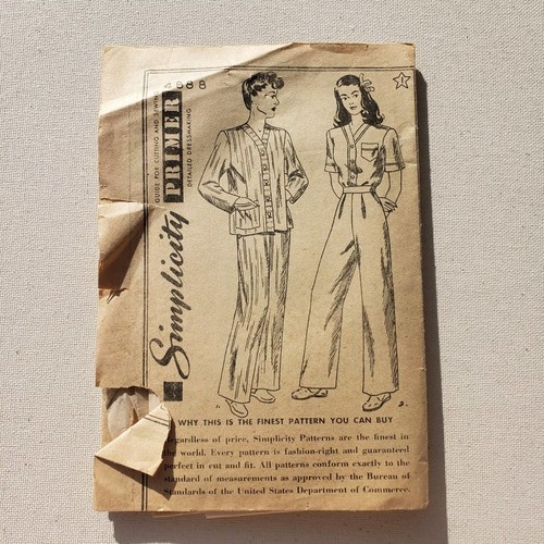 1940s vintage simplicity 4888 - 1940s,