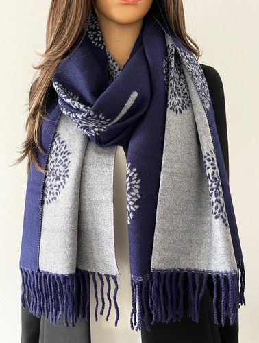Navy tree life blanket - tree,