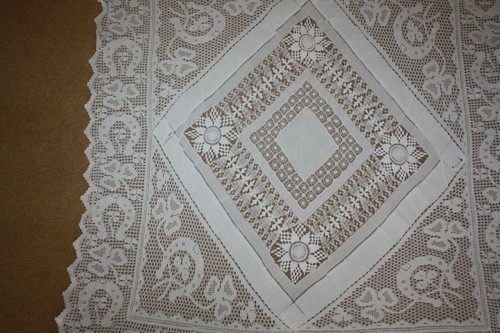 Vintage white linen - white,