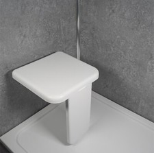 Wall-Mounted Shower Seat with